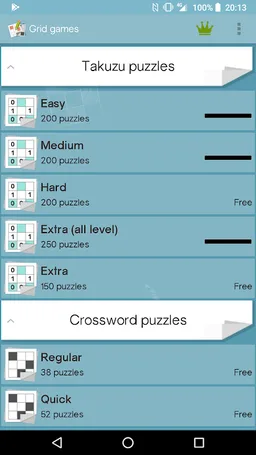 Grid games (crossword & sudoku puzzles) screenshot 11