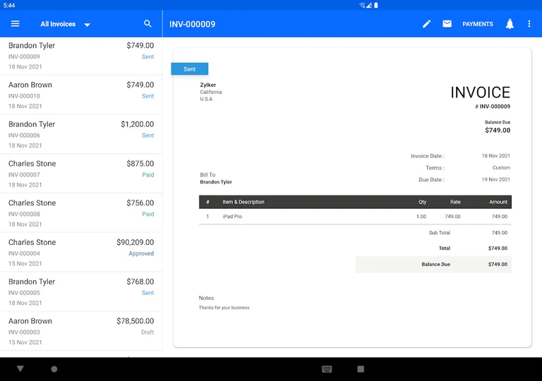 Zoho Books - Accounting App screenshot 8