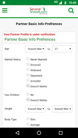 SecondShaadi - The Trusted Matrimony App screenshot 4