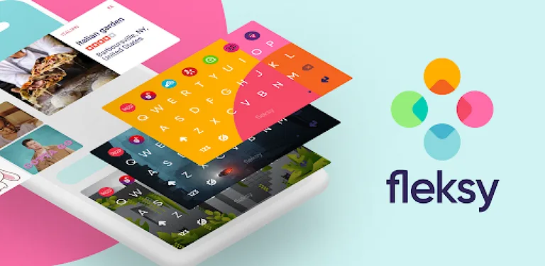 Fleksy Ergonomic Keyboard 2020 -Emoji Keyboard GIF cover image
