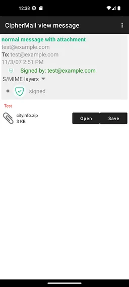 CipherMail Email Encryption screenshot 3