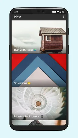 Pixtr - Curated & high quality wallpapers 🖼️ screenshot 3