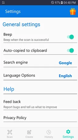 Free QR & Barcode Scanner PRO screenshot 1