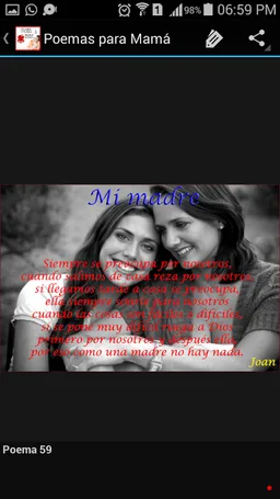 Poemas para Mamá screenshot 1