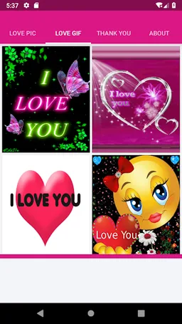 Romantic Love GIF screenshot 2