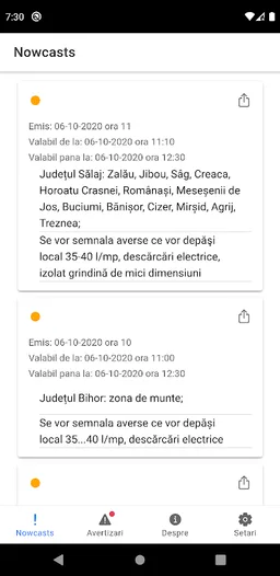 Alerte Meteo Romania screenshot 3