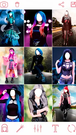 Emo Makeup & Gothic Photo App screenshot 3