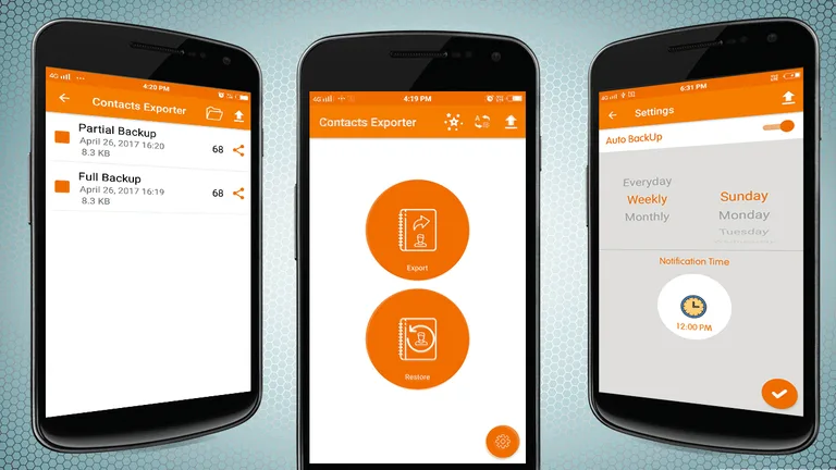 Contacts Backup & Restore screenshot 1