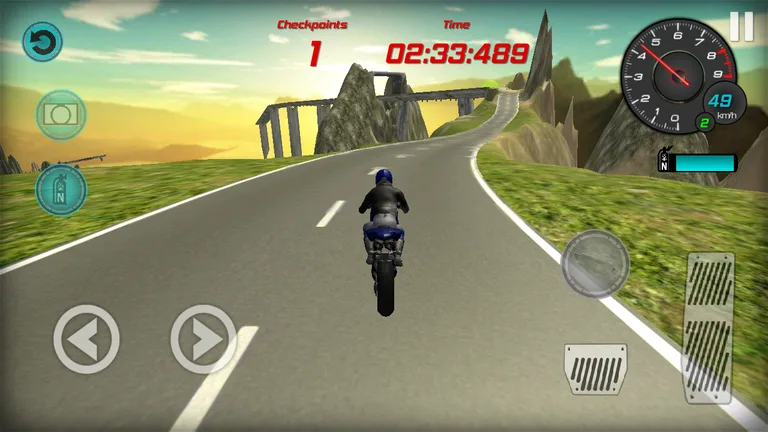 Moto Rider Hill Stunts screenshot 6