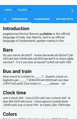 Italian Translator/Dictionary screenshot 6