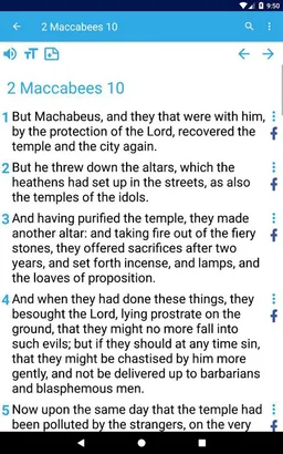 Roman Catholic Bible screenshot 7