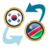 S Korea Won x Namibia Dollar icon