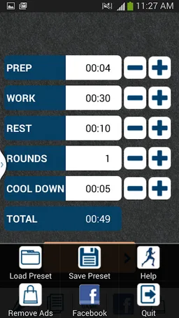 HIIT interval training timer screenshot 3