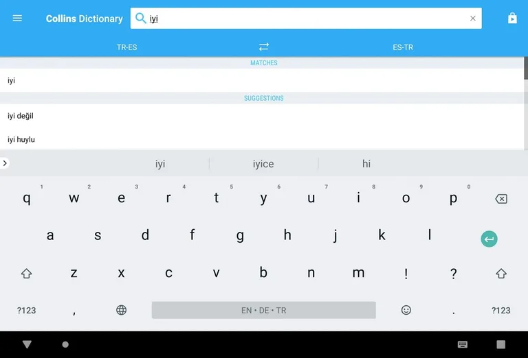 Collins Spanish<>Turkish Dictionary screenshot 11