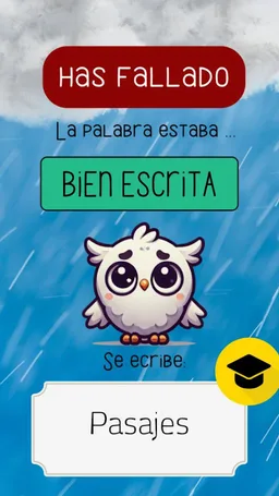 Spanish words test screenshot 2