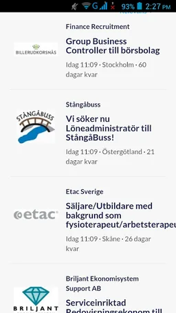 Jobb i Sverige screenshot 4