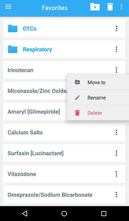 Clinicians Drug Reference 2016 screenshot 7