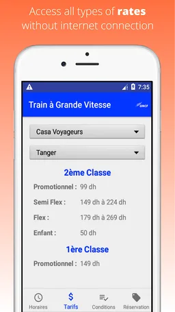 🚄 ONCF: TGV Morocco (schedules, prices, ...) 🚄 screenshot 2