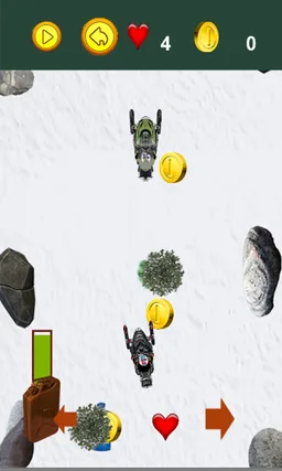 Snowmobile racing. screenshot 6