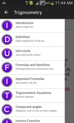 Trigonometry full screenshot 1