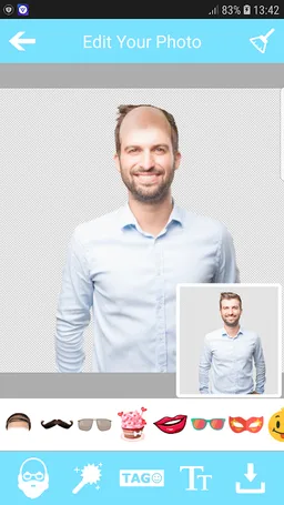 Make Me Bald Photo Editor Montage 2018 screenshot 1