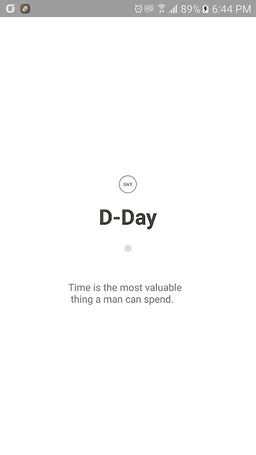 D-day Counter widget screenshot 1