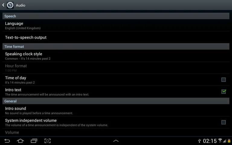 Speaking Clock: TellMeTheTime screenshot 6
