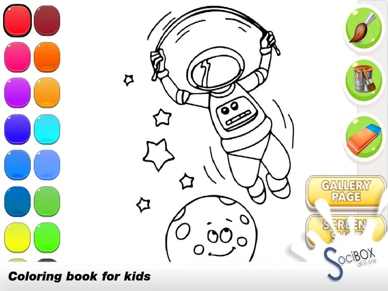 aliens coloring book screenshot 5