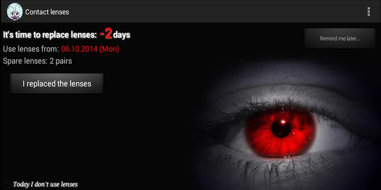 Contact lenses screenshot 2