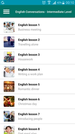 Learn english conversation - Intermediate level screenshot 2