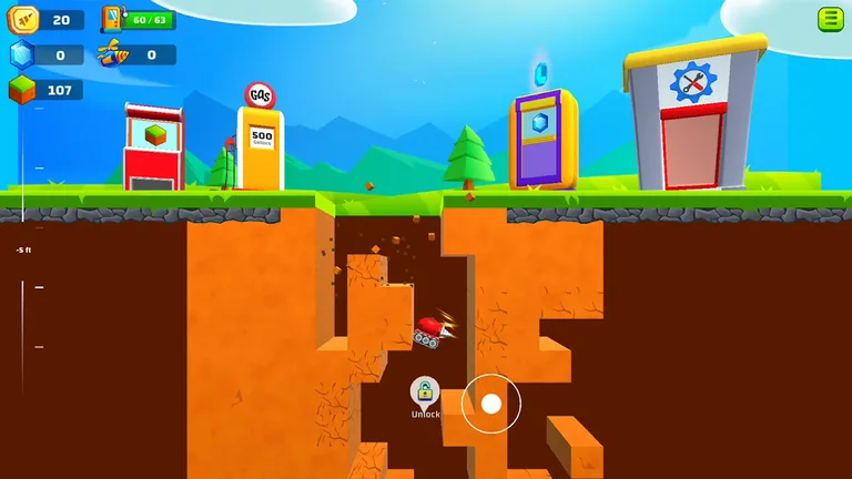 Ground Digger: Lava Hole Drill screenshot 2