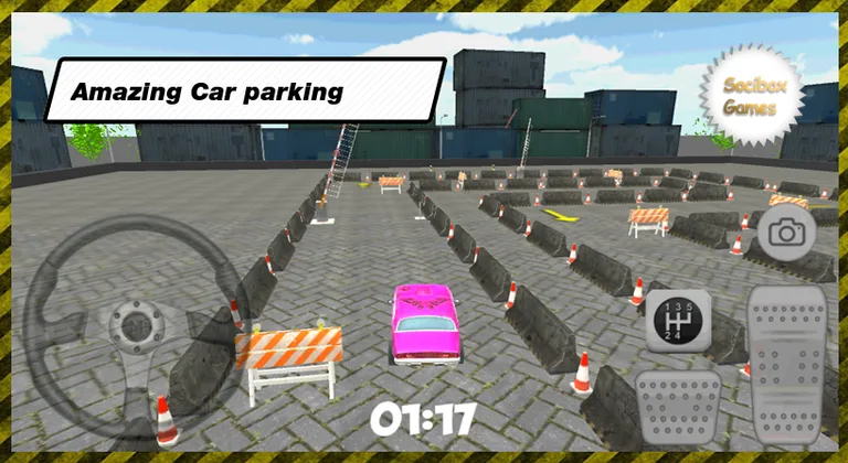 Real Pink Car Parking screenshot 11