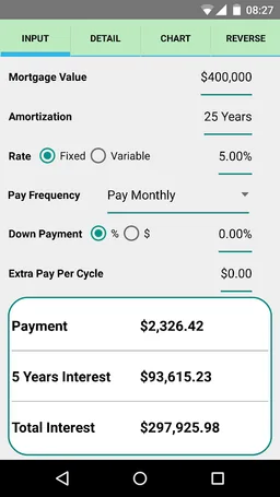 Simple Mortgage Calculator screenshot 3