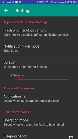 Notification Flasher screenshot 3