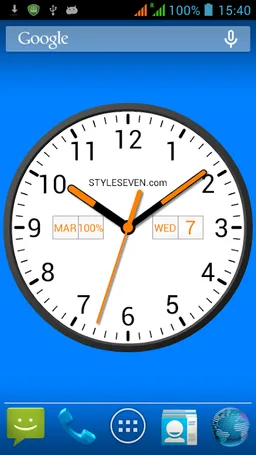 Analog Clock Widget Plus-7 screenshot 4