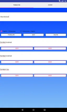 English Vietnamese Translator screenshot 2
