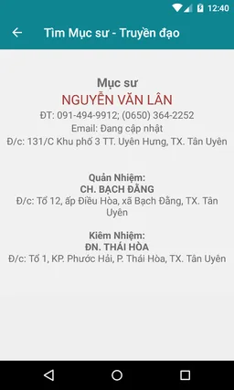 Danh Bạ Hội Thánh screenshot 5