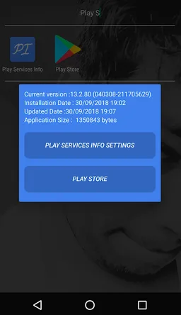 Play Services Info screenshot 1