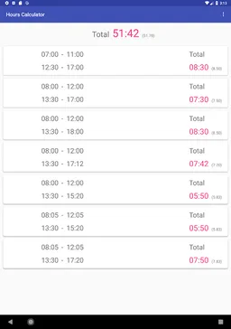 Hours Calculator screenshot 15
