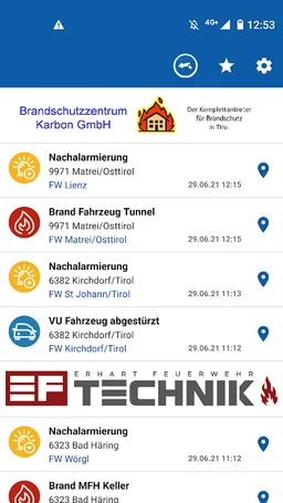 Aktuelle Einsätze Tirol screenshot 1