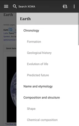 XOWA - Wikipedia Offline screenshot 3