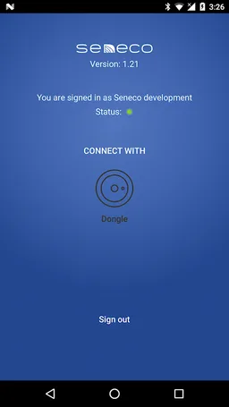 Seneco Configuration App screenshot 1