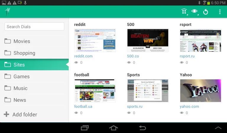 Eversync - Bookmarks and Dials screenshot 3