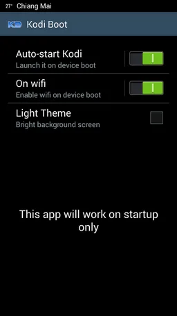 Kodi Boot screenshot 2