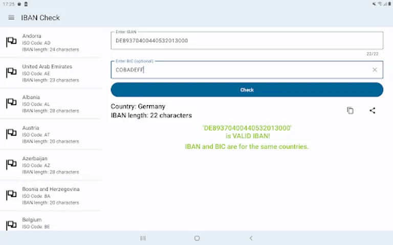 IBAN Check IBAN Validation screenshot 17