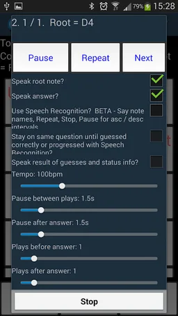Interval Recognition ear train screenshot 5