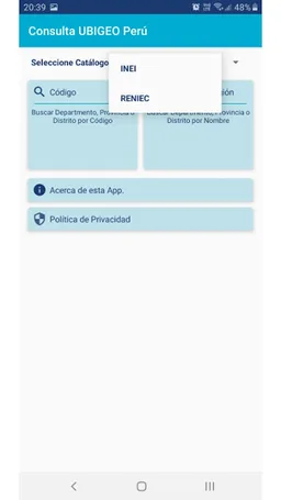 Peruvian UBIGEO Consult screenshot 4