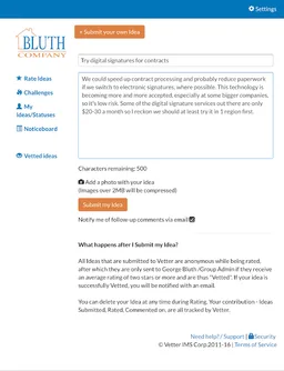 Vetter Employee Suggestion Box screenshot 8