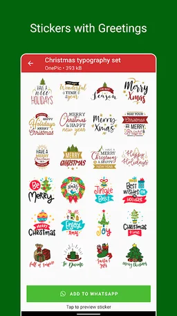 Christmas Stickers - WASticker screenshot 7