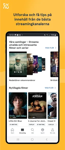 tv.nu - streaming & TV screenshot 5